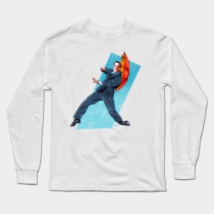 Gene Kelly - An illustration by Paul Cemmick Long Sleeve T-Shirt